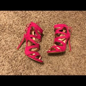 Super cute Hot Pink Heels